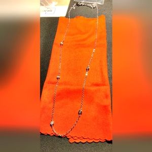 Moissanite bezel cut diamond necklace